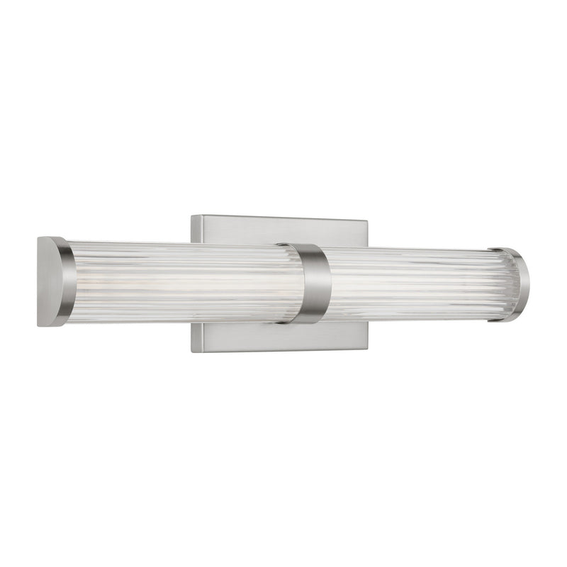 LED Bath Wall Sconce<br /><span style="color:#4AB0CE;">Entrega: 4-10 dias en USA</span><br /><span style="color:#4AB0CE;font-size:60%;">PREGUNTE POR ENTREGA EN PANAMA</span><br />Collection: Syden<br />Finish: Brushed Nickel