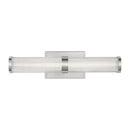 LED Bath Wall Sconce<br /><span style="color:#4AB0CE;">Entrega: 2-3 semanas en USA</span><br /><span style="color:#4AB0CE;font-size:60%;">PREGUNTE POR ENTREGA EN PANAMA</span><br />Collection: Syden<br />Finish: Brushed Nickel
