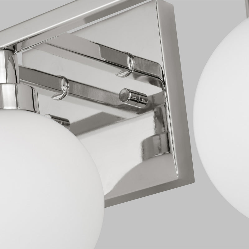Three Light Bath Vanity<br /><span style="color:#4AB0CE;">Entrega: 4-10 dias en USA</span><br /><span style="color:#4AB0CE;font-size:60%;">PREGUNTE POR ENTREGA EN PANAMA</span><br />Collection: Clybourn<br />Finish: Chrome