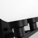 Three Light Bath Vanity<br /><span style="color:#4AB0CE;">Entrega: 4-10 dias en USA</span><br /><span style="color:#4AB0CE;font-size:60%;">PREGUNTE POR ENTREGA EN PANAMA</span><br />Collection: Clybourn<br />Finish: Midnight Black