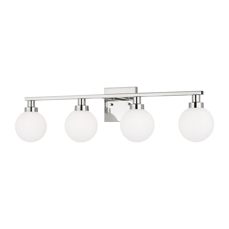 Four Light Bath Vanity<br /><span style="color:#4AB0CE;">Entrega: 4-10 dias en USA</span><br /><span style="color:#4AB0CE;font-size:60%;">PREGUNTE POR ENTREGA EN PANAMA</span><br />Collection: Clybourn<br />Finish: Chrome