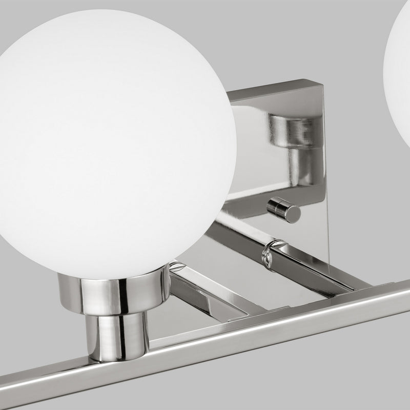 Four Light Bath Vanity<br /><span style="color:#4AB0CE;">Entrega: 4-10 dias en USA</span><br /><span style="color:#4AB0CE;font-size:60%;">PREGUNTE POR ENTREGA EN PANAMA</span><br />Collection: Clybourn<br />Finish: Chrome