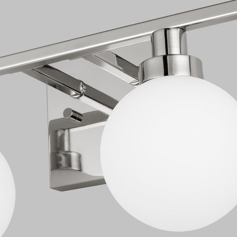Four Light Bath Vanity<br /><span style="color:#4AB0CE;">Entrega: 4-10 dias en USA</span><br /><span style="color:#4AB0CE;font-size:60%;">PREGUNTE POR ENTREGA EN PANAMA</span><br />Collection: Clybourn<br />Finish: Chrome