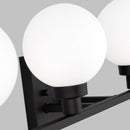 Four Light Bath Vanity<br /><span style="color:#4AB0CE;">Entrega: 8-9 semanas en USA</span><br /><span style="color:#4AB0CE;font-size:60%;">PREGUNTE POR ENTREGA EN PANAMA</span><br />Collection: Clybourn<br />Finish: Midnight Black