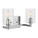 Two Light Bath Vanity<br /><span style="color:#4AB0CE;">Entrega: 13-14 semanas en USA</span><br /><span style="color:#4AB0CE;font-size:60%;">PREGUNTE POR ENTREGA EN PANAMA</span><br />Collection: Fullton<br />Finish: Chrome