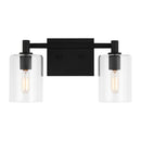 Two Light Bath Vanity<br /><span style="color:#4AB0CE;">Entrega: 4-10 dias en USA</span><br /><span style="color:#4AB0CE;font-size:60%;">PREGUNTE POR ENTREGA EN PANAMA</span><br />Collection: Fullton<br />Finish: Midnight Black