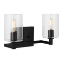 Two Light Bath Vanity<br /><span style="color:#4AB0CE;">Entrega: 4-10 dias en USA</span><br /><span style="color:#4AB0CE;font-size:60%;">PREGUNTE POR ENTREGA EN PANAMA</span><br />Collection: Fullton<br />Finish: Midnight Black