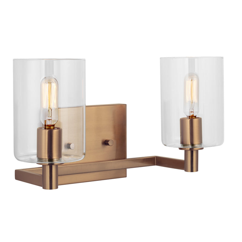 LED Bath Wall Sconce<br /><span style="color:#4AB0CE;">Entrega: 4-10 dias en USA</span><br /><span style="color:#4AB0CE;font-size:60%;">PREGUNTE POR ENTREGA EN PANAMA</span><br />Collection: Fullton<br />Finish: Satin Brass