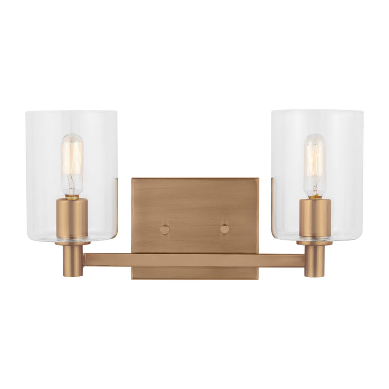 LED Bath Wall Sconce<br /><span style="color:#4AB0CE;">Entrega: 4-10 dias en USA</span><br /><span style="color:#4AB0CE;font-size:60%;">PREGUNTE POR ENTREGA EN PANAMA</span><br />Collection: Fullton<br />Finish: Satin Brass