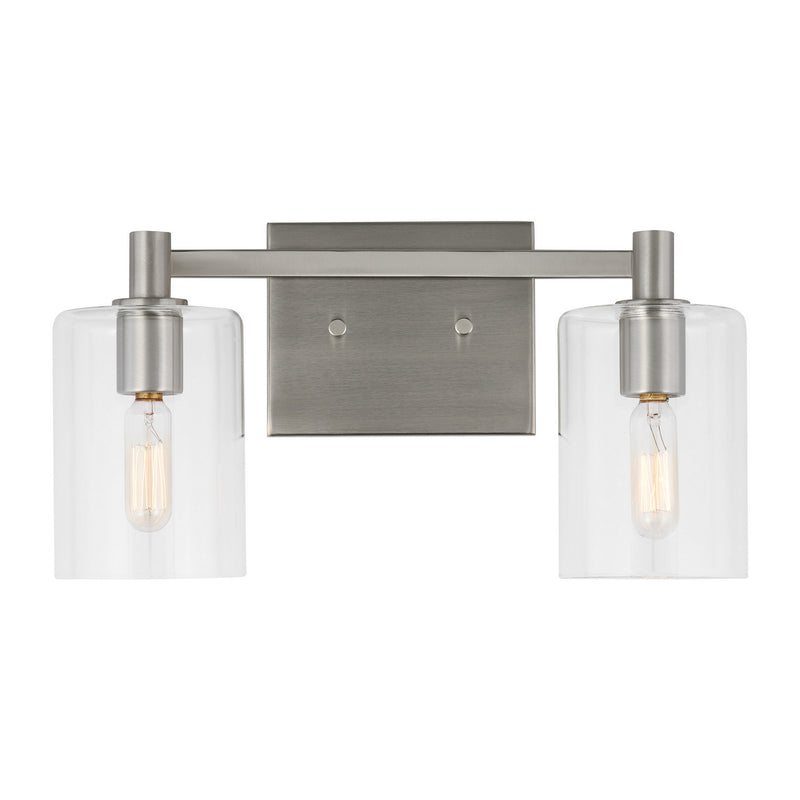 LED Bath Wall Sconce<br /><span style="color:#4AB0CE;">Entrega: 4-10 dias en USA</span><br /><span style="color:#4AB0CE;font-size:60%;">PREGUNTE POR ENTREGA EN PANAMA</span><br />Collection: Fullton<br />Finish: Brushed Nickel