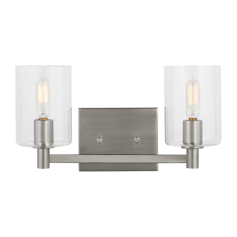 LED Bath Wall Sconce<br /><span style="color:#4AB0CE;">Entrega: 4-10 dias en USA</span><br /><span style="color:#4AB0CE;font-size:60%;">PREGUNTE POR ENTREGA EN PANAMA</span><br />Collection: Fullton<br />Finish: Brushed Nickel