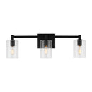 Three Light Bath Vanity<br /><span style="color:#4AB0CE;">Entrega: 1-2 semanas en USA</span><br /><span style="color:#4AB0CE;font-size:60%;">PREGUNTE POR ENTREGA EN PANAMA</span><br />Collection: Fullton<br />Finish: Midnight Black