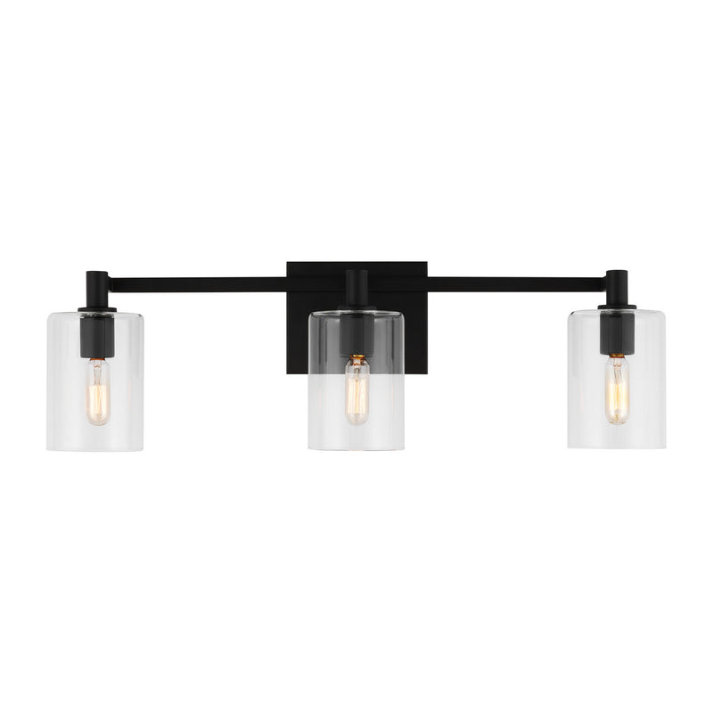 Three Light Bath Vanity<br /><span style="color:#4AB0CE;">Entrega: 7-8 semanas en USA</span><br /><span style="color:#4AB0CE;font-size:60%;">PREGUNTE POR ENTREGA EN PANAMA</span><br />Collection: Fullton<br />Finish: Midnight Black
