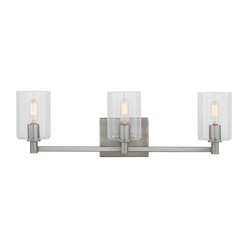 LED Bath Wall Sconce<br /><span style="color:#4AB0CE;">Entrega: 4-10 dias en USA</span><br /><span style="color:#4AB0CE;font-size:60%;">PREGUNTE POR ENTREGA EN PANAMA</span><br />Collection: Fullton<br />Finish: Brushed Nickel
