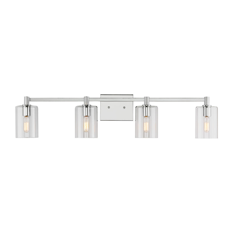 Four Light Bath Vanity<br /><span style="color:#4AB0CE;">Entrega: 4-10 dias en USA</span><br /><span style="color:#4AB0CE;font-size:60%;">PREGUNTE POR ENTREGA EN PANAMA</span><br />Collection: Fullton<br />Finish: Chrome