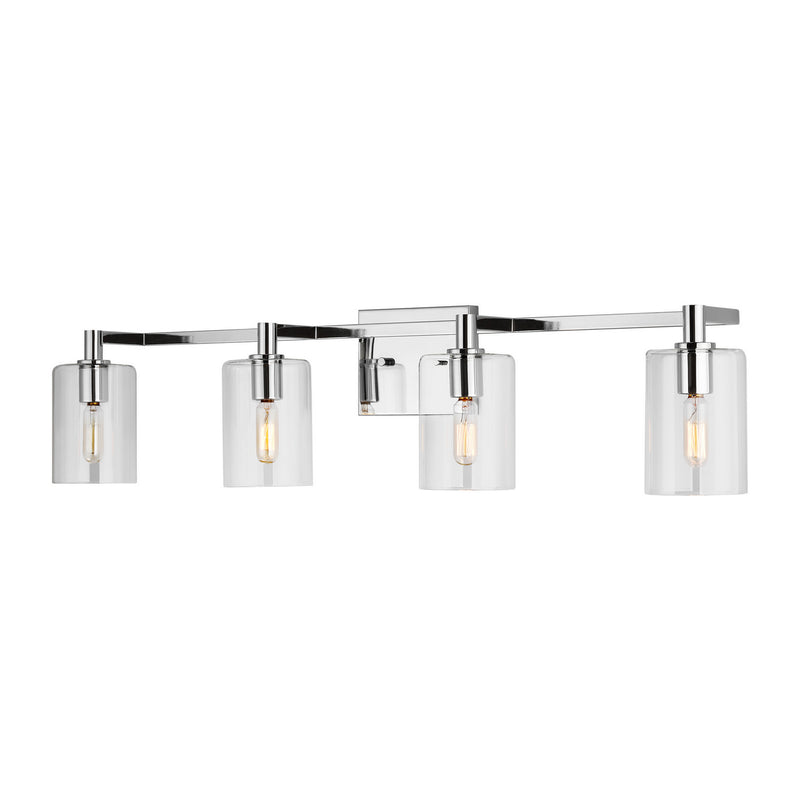 Visual Comfort Studio - 4464204-05 - Four Light Bath Vanity - Fullton - Chrome