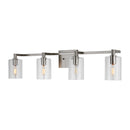Visual Comfort Studio - 4464204-962 - Four Light Bath Vanity - Fullton - Brushed Nickel