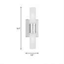 Visual Comfort Studio - 4465002-05 - Two Light Bath Vanity - Keaton - Chrome