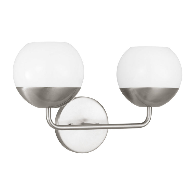 LED Bath Wall Sconce<br /><span style="color:#4AB0CE;">Entrega: 4-10 dias en USA</span><br /><span style="color:#4AB0CE;font-size:60%;">PREGUNTE POR ENTREGA EN PANAMA</span><br />Collection: Alvin<br />Finish: Brushed Nickel