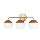 Three Light Bath Vanity<br /><span style="color:#4AB0CE;">Entrega: 4-10 dias en USA</span><br /><span style="color:#4AB0CE;font-size:60%;">PREGUNTE POR ENTREGA EN PANAMA</span><br />Collection: Alvin<br />Finish: Satin Brass