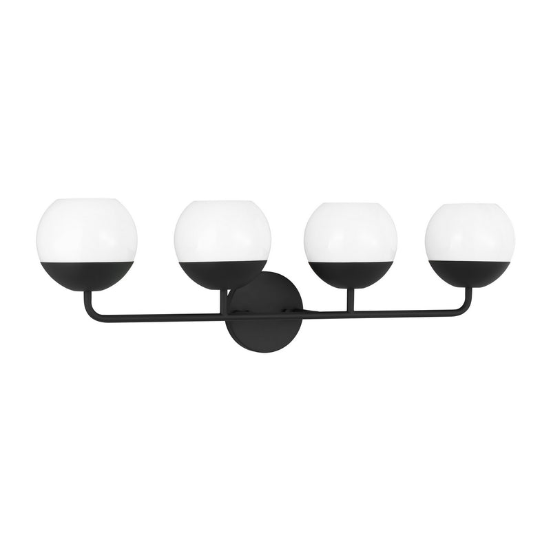 Four Light Bath Vanity<br /><span style="color:#4AB0CE;">Entrega: 4-10 dias en USA</span><br /><span style="color:#4AB0CE;font-size:60%;">PREGUNTE POR ENTREGA EN PANAMA</span><br />Collection: Alvin<br />Finish: Midnight Black