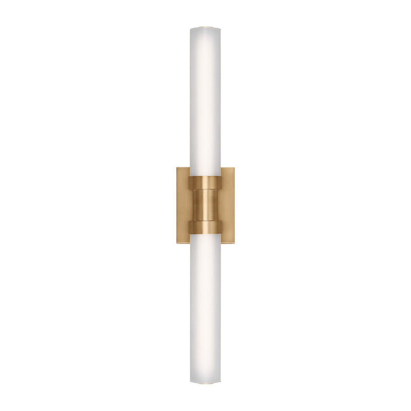 LED Bath Wall Sconce<br /><span style="color:#4AB0CE;">Entrega: 4-10 dias en USA</span><br /><span style="color:#4AB0CE;font-size:60%;">PREGUNTE POR ENTREGA EN PANAMA</span><br />Collection: Kiel<br />Finish: Satin Brass