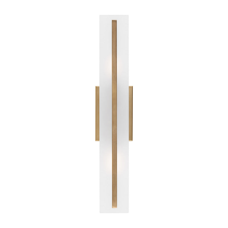 LED Bath Wall Sconce<br /><span style="color:#4AB0CE;">Entrega: 4-10 dias en USA</span><br /><span style="color:#4AB0CE;font-size:60%;">PREGUNTE POR ENTREGA EN PANAMA</span><br />Collection: Dex<br />Finish: Satin Brass