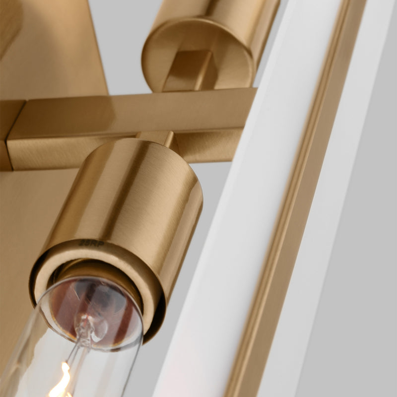 LED Bath Wall Sconce<br /><span style="color:#4AB0CE;">Entrega: 4-10 dias en USA</span><br /><span style="color:#4AB0CE;font-size:60%;">PREGUNTE POR ENTREGA EN PANAMA</span><br />Collection: Dex<br />Finish: Satin Brass