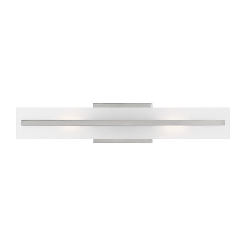 LED Bath Wall Sconce<br /><span style="color:#4AB0CE;">Entrega: 4-10 dias en USA</span><br /><span style="color:#4AB0CE;font-size:60%;">PREGUNTE POR ENTREGA EN PANAMA</span><br />Collection: Dex<br />Finish: Brushed Nickel