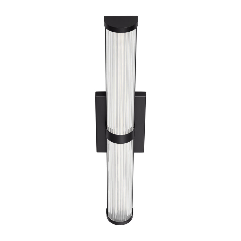 LED Bath Wall Sconce<br /><span style="color:#4AB0CE;">Entrega: 4-10 dias en USA</span><br /><span style="color:#4AB0CE;font-size:60%;">PREGUNTE POR ENTREGA EN PANAMA</span><br />Collection: Syden<br />Finish: Midnight Black