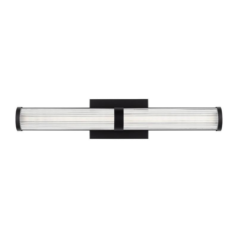 LED Bath Wall Sconce<br /><span style="color:#4AB0CE;">Entrega: 4-10 dias en USA</span><br /><span style="color:#4AB0CE;font-size:60%;">PREGUNTE POR ENTREGA EN PANAMA</span><br />Collection: Syden<br />Finish: Midnight Black