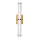 LED Bath Wall Sconce<br /><span style="color:#4AB0CE;">Entrega: 4-10 dias en USA</span><br /><span style="color:#4AB0CE;font-size:60%;">PREGUNTE POR ENTREGA EN PANAMA</span><br />Collection: Syden<br />Finish: Satin Brass