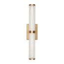 LED Bath Wall Sconce<br /><span style="color:#4AB0CE;">Entrega: 4-10 dias en USA</span><br /><span style="color:#4AB0CE;font-size:60%;">PREGUNTE POR ENTREGA EN PANAMA</span><br />Collection: Syden<br />Finish: Satin Brass