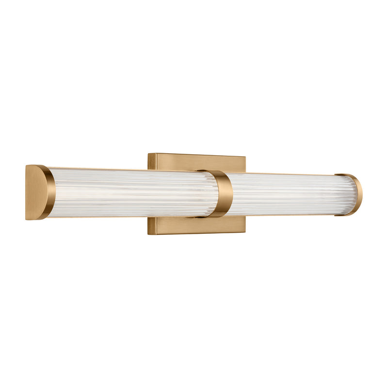 LED Bath Wall Sconce<br /><span style="color:#4AB0CE;">Entrega: 4-10 dias en USA</span><br /><span style="color:#4AB0CE;font-size:60%;">PREGUNTE POR ENTREGA EN PANAMA</span><br />Collection: Syden<br />Finish: Satin Brass