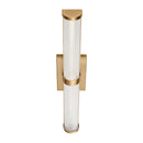 LED Bath Wall Sconce<br /><span style="color:#4AB0CE;">Entrega: 4-10 dias en USA</span><br /><span style="color:#4AB0CE;font-size:60%;">PREGUNTE POR ENTREGA EN PANAMA</span><br />Collection: Syden<br />Finish: Satin Brass