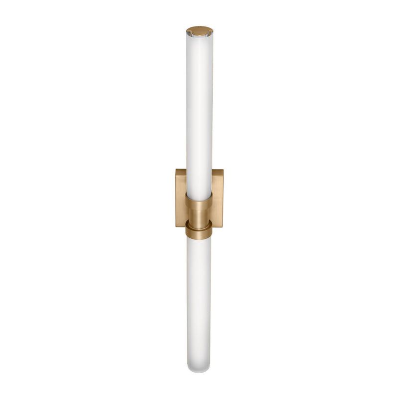 LED Bath Wall Sconce<br /><span style="color:#4AB0CE;">Entrega: 4-10 dias en USA</span><br /><span style="color:#4AB0CE;font-size:60%;">PREGUNTE POR ENTREGA EN PANAMA</span><br />Collection: Kiel<br />Finish: Satin Brass