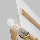 Three Light Bath Vanity<br /><span style="color:#4AB0CE;">Entrega: 4-10 dias en USA</span><br /><span style="color:#4AB0CE;font-size:60%;">PREGUNTE POR ENTREGA EN PANAMA</span><br />Collection: Dex<br />Finish: Satin Brass