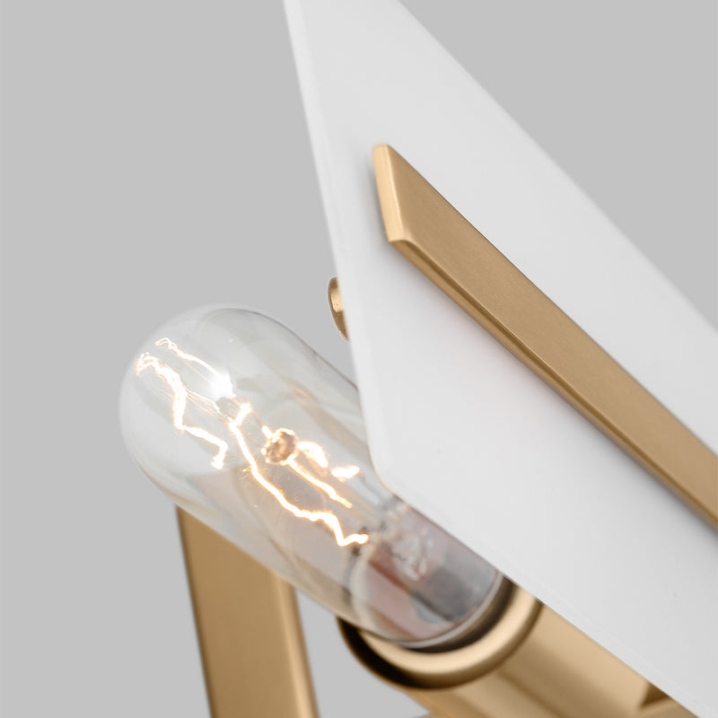 LED Bath Wall Sconce<br /><span style="color:#4AB0CE;">Entrega: 4-10 dias en USA</span><br /><span style="color:#4AB0CE;font-size:60%;">PREGUNTE POR ENTREGA EN PANAMA</span><br />Collection: Dex<br />Finish: Satin Brass