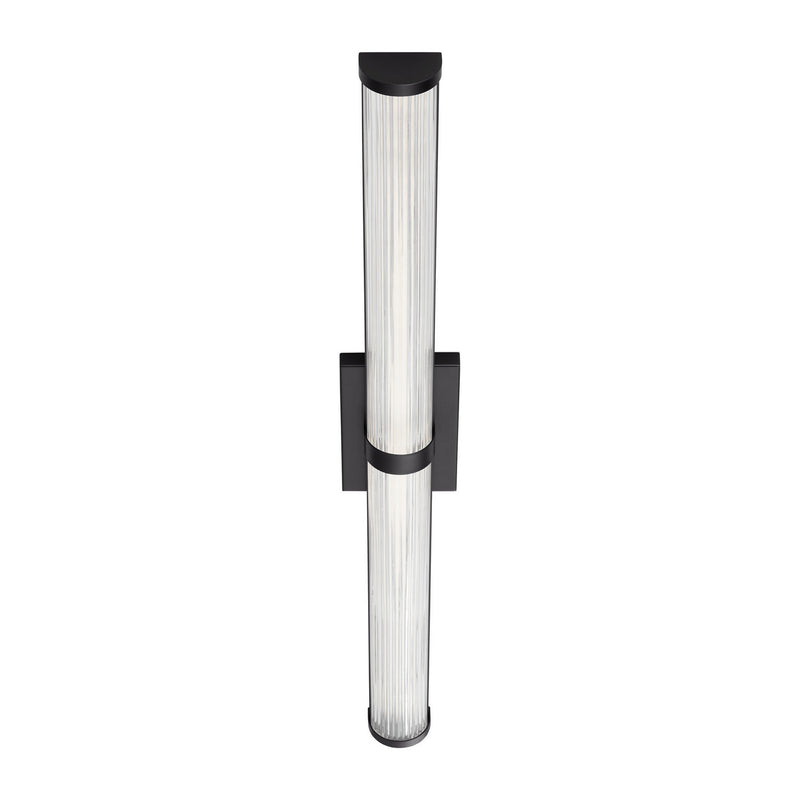 LED Bath Wall Sconce<br /><span style="color:#4AB0CE;">Entrega: 4-10 dias en USA</span><br /><span style="color:#4AB0CE;font-size:60%;">PREGUNTE POR ENTREGA EN PANAMA</span><br />Collection: Syden<br />Finish: Midnight Black
