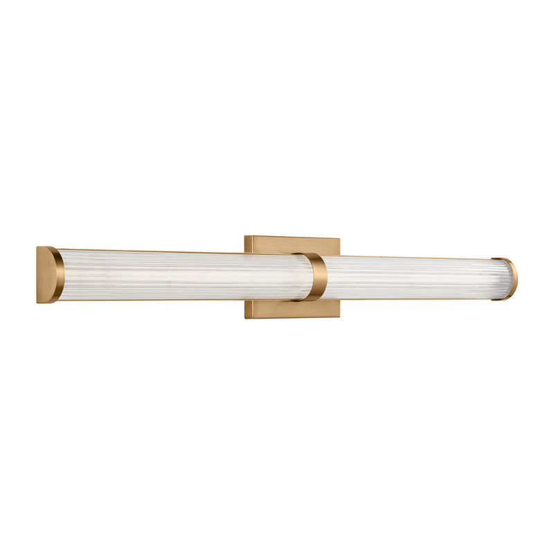 LED Bath Wall Sconce<br /><span style="color:#4AB0CE;">Entrega: 4-10 dias en USA</span><br /><span style="color:#4AB0CE;font-size:60%;">PREGUNTE POR ENTREGA EN PANAMA</span><br />Collection: Syden<br />Finish: Satin Brass