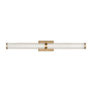 LED Bath Wall Sconce<br /><span style="color:#4AB0CE;">Entrega: 4-10 dias en USA</span><br /><span style="color:#4AB0CE;font-size:60%;">PREGUNTE POR ENTREGA EN PANAMA</span><br />Collection: Syden<br />Finish: Satin Brass