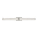 LED Bath Wall Sconce<br /><span style="color:#4AB0CE;">Entrega: 4-10 dias en USA</span><br /><span style="color:#4AB0CE;font-size:60%;">PREGUNTE POR ENTREGA EN PANAMA</span><br />Collection: Syden<br />Finish: Brushed Nickel