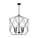 Five Light Pendant<br /><span style="color:#4AB0CE;">Entrega: 4-10 dias en USA</span><br /><span style="color:#4AB0CE;font-size:60%;">PREGUNTE POR ENTREGA EN PANAMA</span><br />Collection: Zarra<br />Finish: Midnight Black