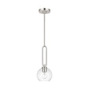 One Light Pendant<br /><span style="color:#4AB0CE;">Entrega: 4-10 dias en USA</span><br /><span style="color:#4AB0CE;font-size:60%;">PREGUNTE POR ENTREGA EN PANAMA</span><br />Collection: Codyn<br />Finish: Brushed Nickel
