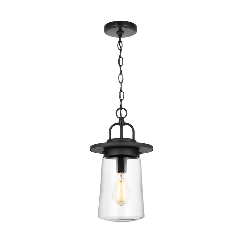 One Light Outdoor Pendant<br /><span style="color:#4AB0CE;">Entrega: 4-10 dias en USA</span><br /><span style="color:#4AB0CE;font-size:60%;">PREGUNTE POR ENTREGA EN PANAMA</span><br />Collection: Tybee<br />Finish: Black