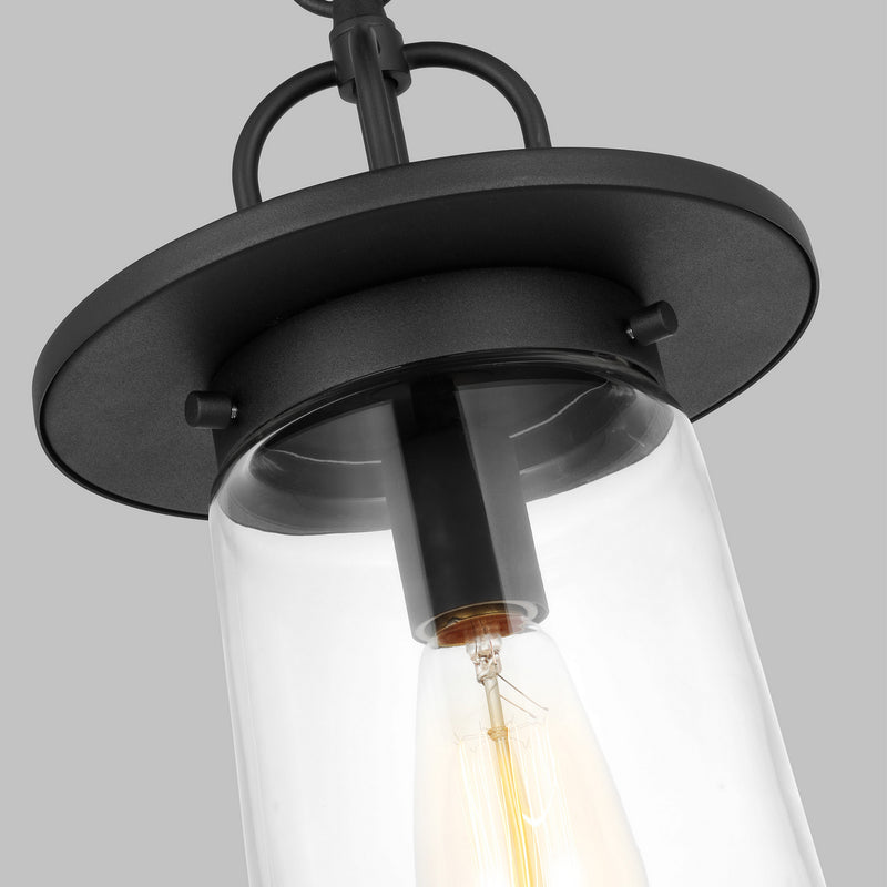 One Light Outdoor Pendant<br /><span style="color:#4AB0CE;">Entrega: 4-10 dias en USA</span><br /><span style="color:#4AB0CE;font-size:60%;">PREGUNTE POR ENTREGA EN PANAMA</span><br />Collection: Tybee<br />Finish: Black