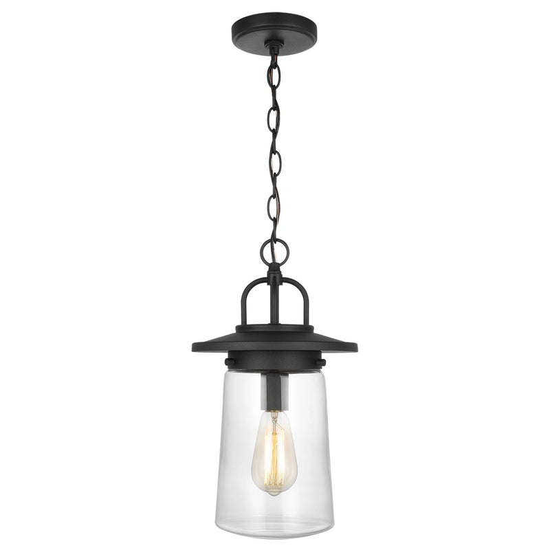 One Light Outdoor Pendant<br /><span style="color:#4AB0CE;">Entrega: 4-10 dias en USA</span><br /><span style="color:#4AB0CE;font-size:60%;">PREGUNTE POR ENTREGA EN PANAMA</span><br />Collection: Tybee<br />Finish: Black