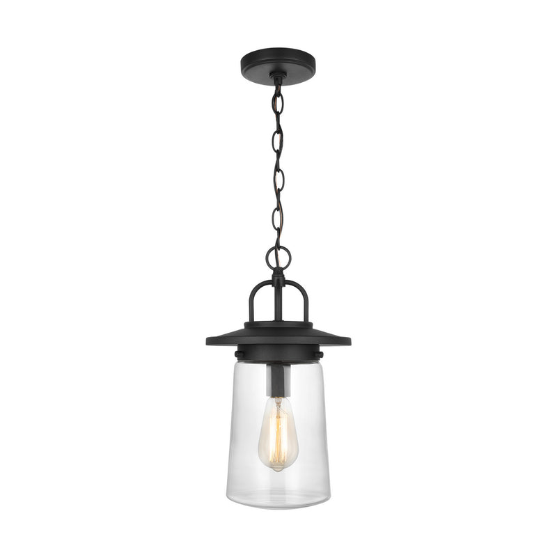 One Light Outdoor Pendant<br /><span style="color:#4AB0CE;">Entrega: 4-10 dias en USA</span><br /><span style="color:#4AB0CE;font-size:60%;">PREGUNTE POR ENTREGA EN PANAMA</span><br />Collection: Tybee<br />Finish: Black