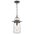 One Light Outdoor Pendant<br /><span style="color:#4AB0CE;">Entrega: 4-10 dias en USA</span><br /><span style="color:#4AB0CE;font-size:60%;">PREGUNTE POR ENTREGA EN PANAMA</span><br />Collection: Tybee<br />Finish: Antique Bronze