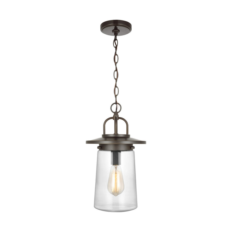 One Light Outdoor Pendant<br /><span style="color:#4AB0CE;">Entrega: 4-10 dias en USA</span><br /><span style="color:#4AB0CE;font-size:60%;">PREGUNTE POR ENTREGA EN PANAMA</span><br />Collection: Tybee<br />Finish: Antique Bronze